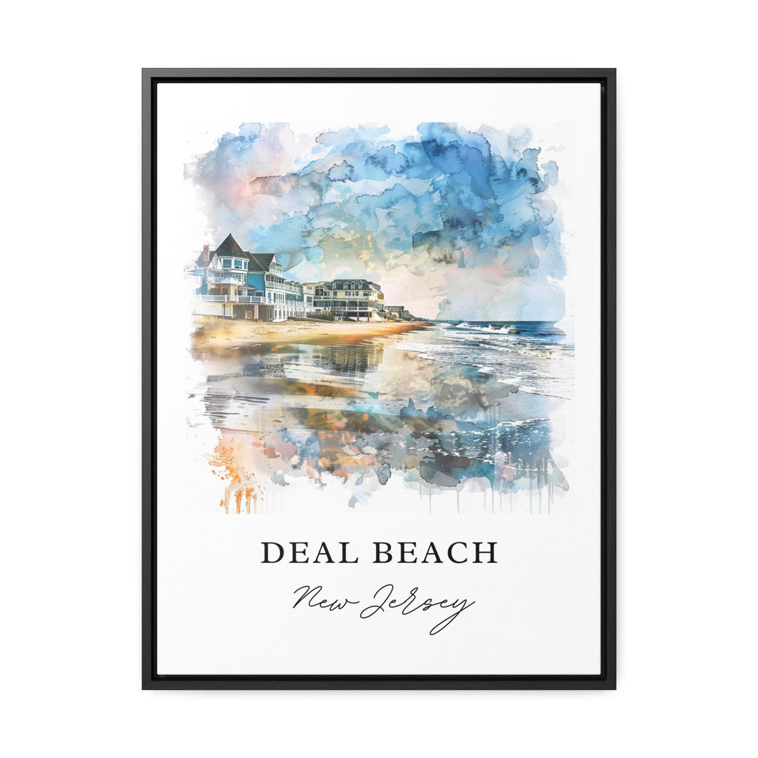 Deal NJ Wall Art, Deal Beach Print, Jersey Shore Watercolor Art, Deal NJ Gift, Travel Poster, Housewarming Gift