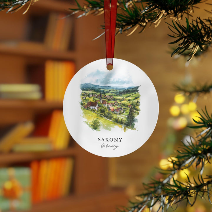 Saxony Germany Ornament: Unique Saxony Souvenir, Saxony Region Xmas Decor, and Authentic Saxony Germany Gift