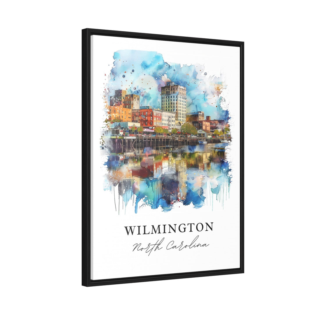 Wilmington NC Wall Art, Wilmington Print, Wilmington Watercolor, Wrightsville Beach NC Gift,