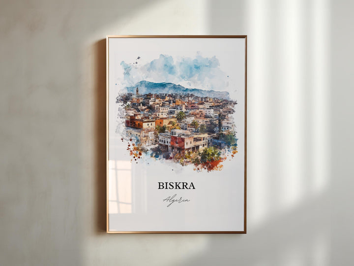 Biskra Wall Art - Algeria Print