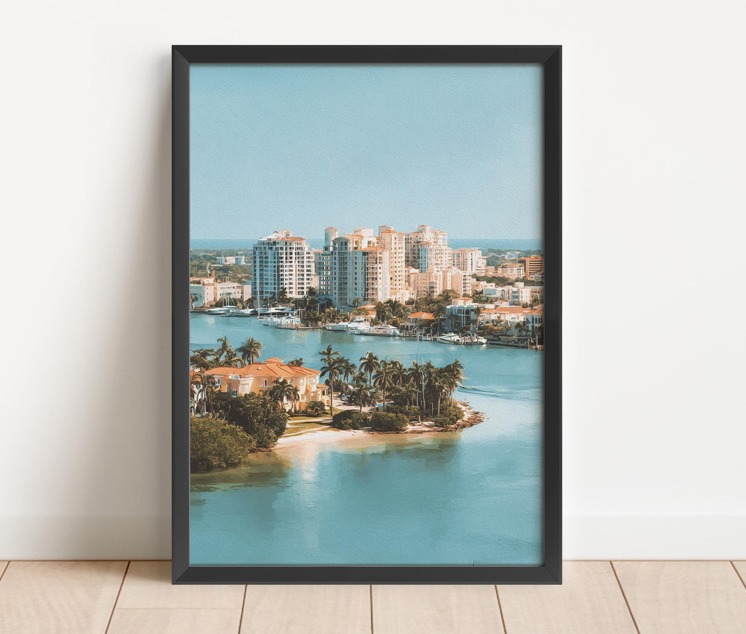 Sarasota, USA – Watercolor Art Print