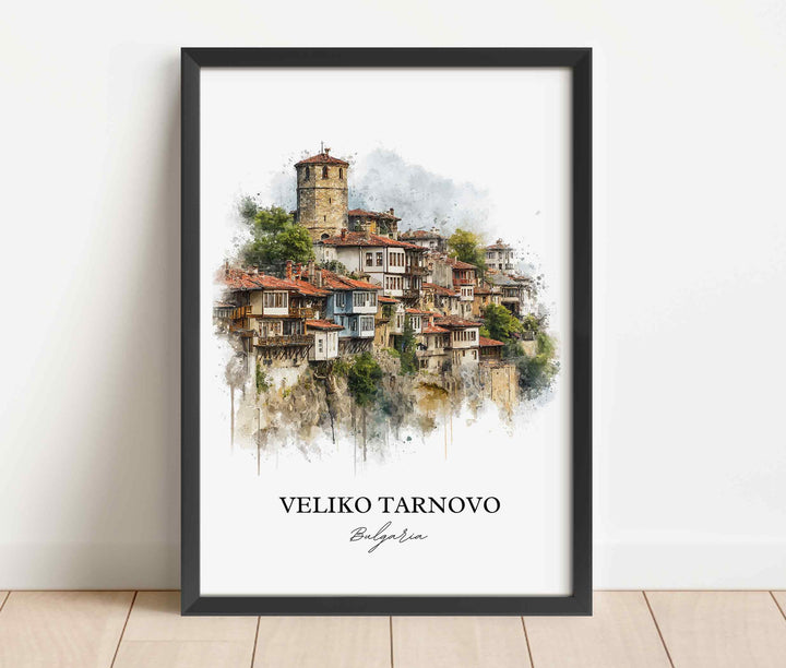 Veliko Tarnovo, Bulgaria – Watercolor Art Print