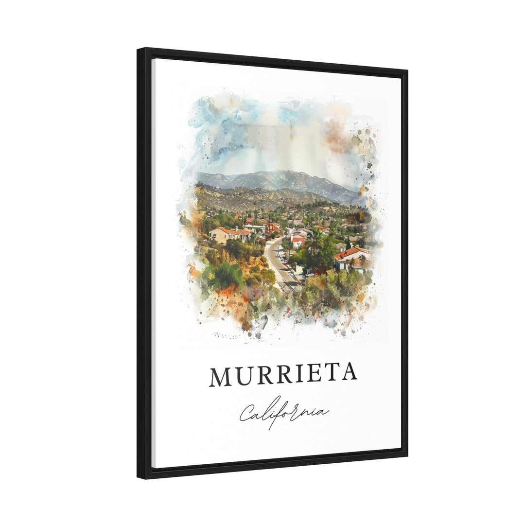 Murrieta California Art, Netherlands Print, Murrieta Watercolor Art, Riverside County Gift,