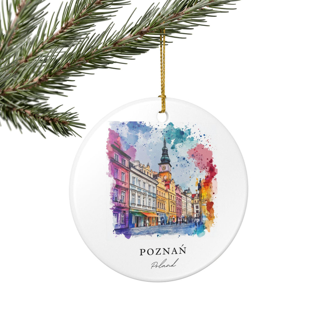 Poznan Ornament: Unique Poznan Poland Souvenir, Poland Xmas Decor, and Authentic Poznan Poland Gift