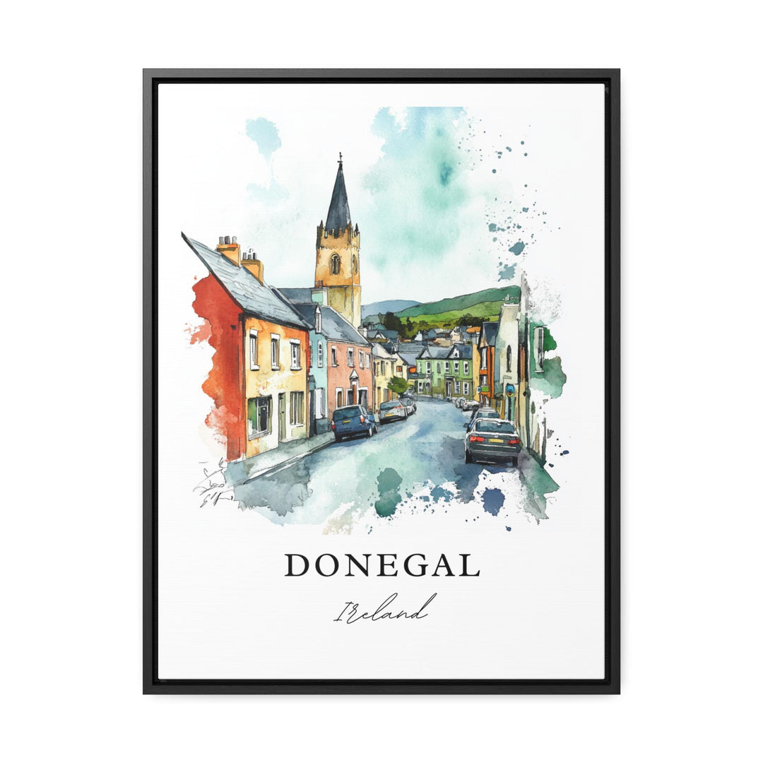 Donegal Wall Art, Donegal Ireland Print, County Donegal Watercolor Art, River Eske Gift, Travel Print, Travel Poster, Housewarming Gift