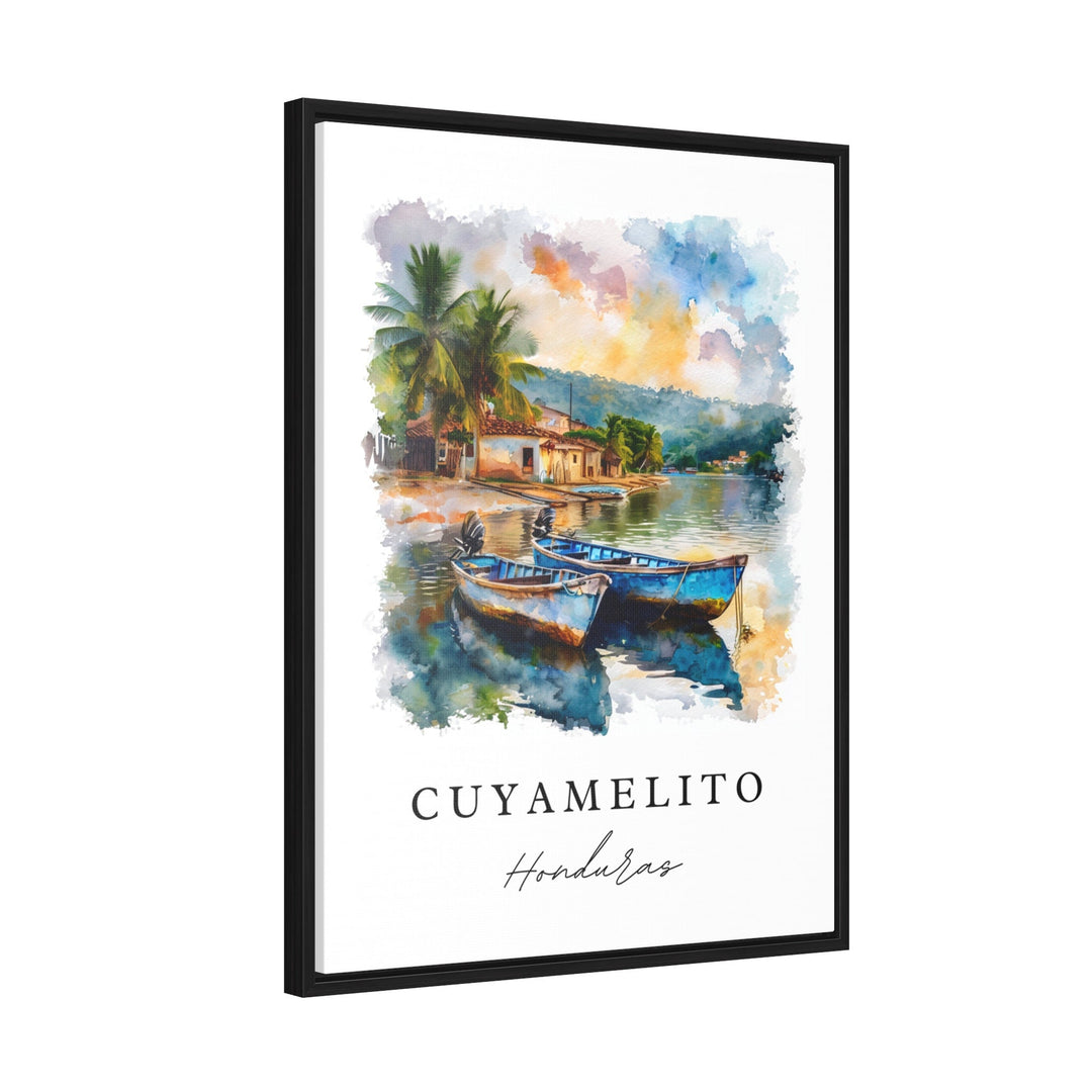 Cuyamelito Hondur wall art - Honduras, Cuyamelito print, Cuyamelito Wedding gift, Birthday present, Custom Text, Perfect Gift