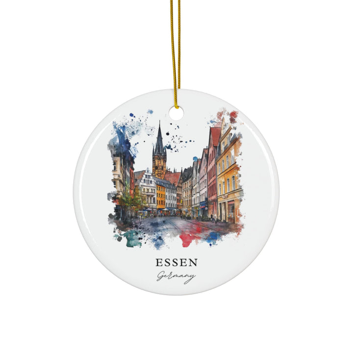 Essen Germany Ornament: Unique Essen Souvenir, Essen Germany Xmas Decor, and Authentic Essen Germany Christmas Gift
