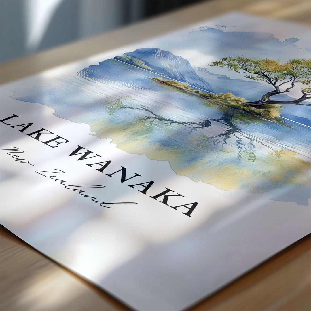 Lake Wanaka Wall Art - New Zealand Print