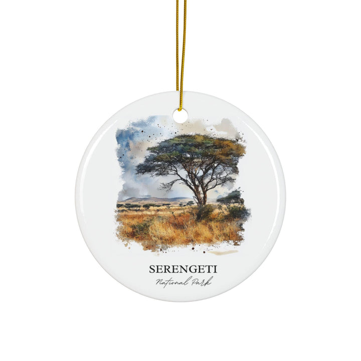 Serengeti Ornament: Unique Serengeti National Park Souvenir, Tanzania Xmas Decor, and Authentic Tanzania Gift