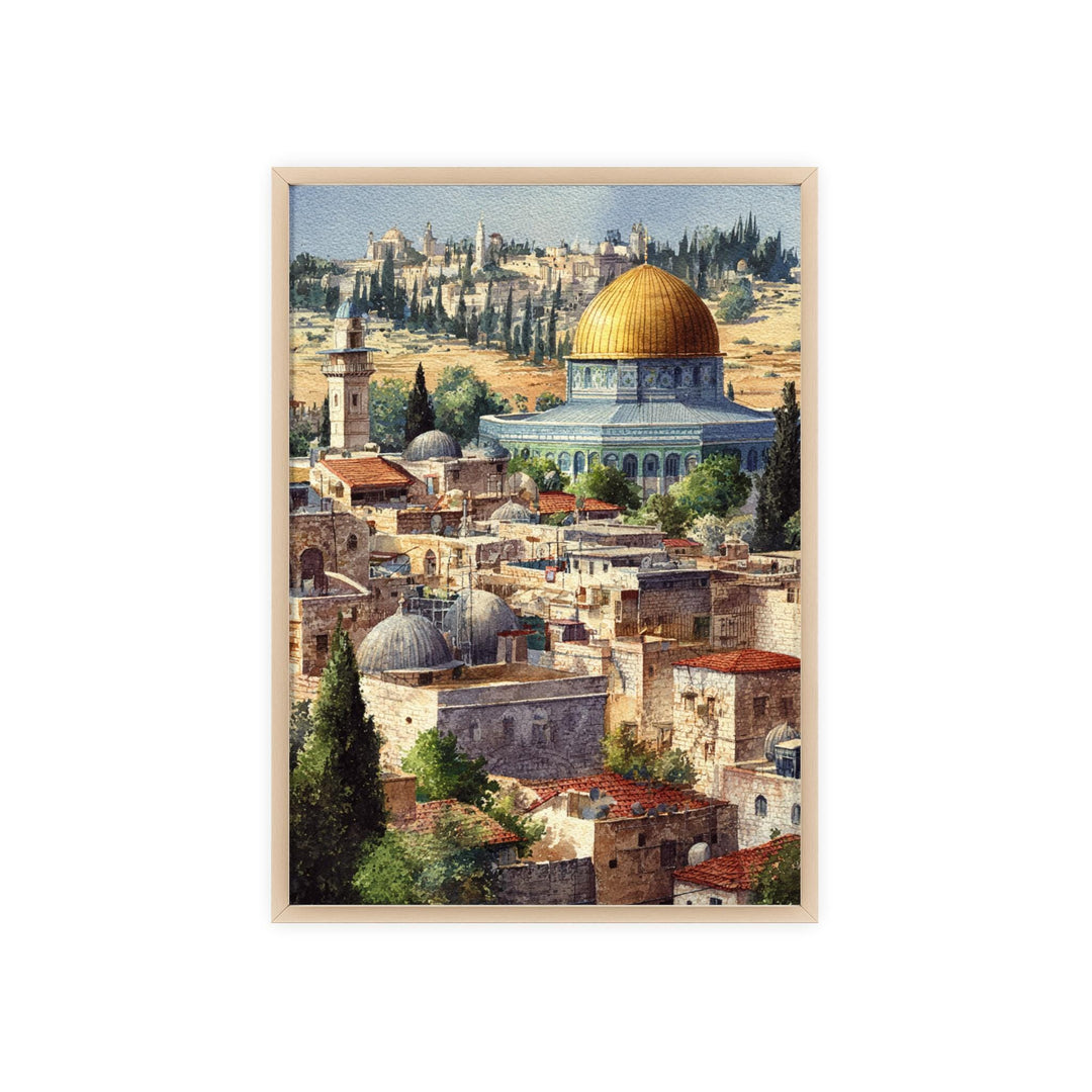 Jerusalem, Israel – Watercolor Art Print