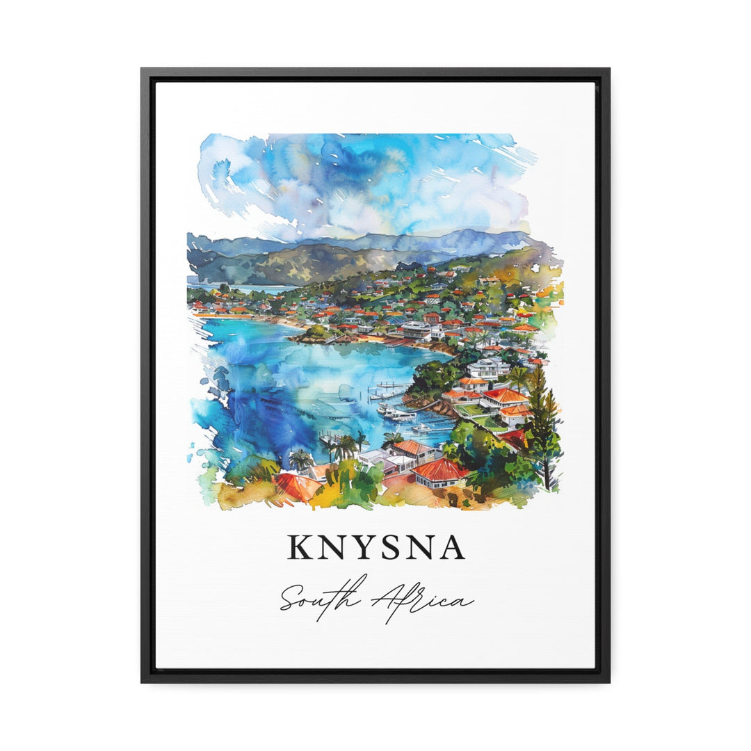 Knysna South Africa Art, Garden Route SA Print, Knysna Watercolor Art, Knysna Gift, Travel Poster, Housewarming Gift