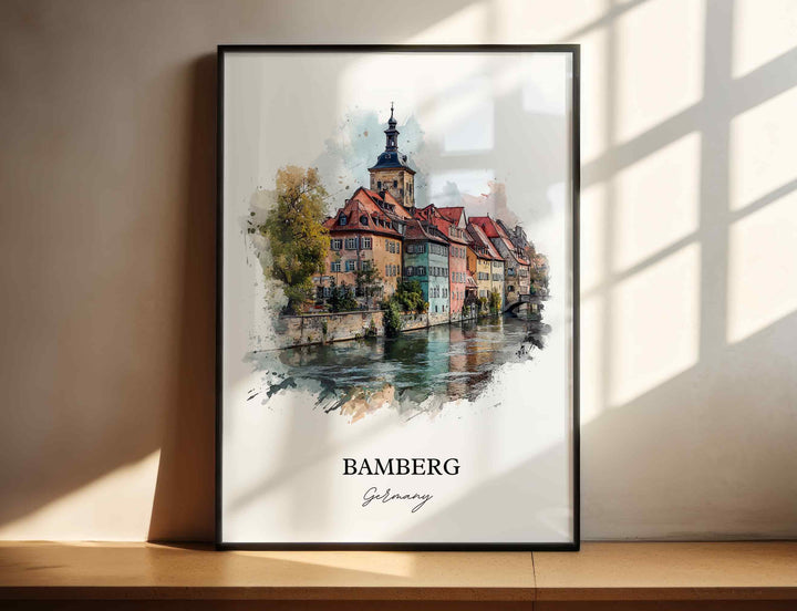 Bamberg, Germany – Watercolor Art Print
