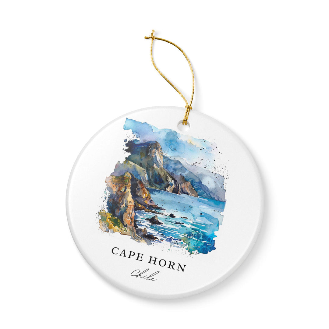 Cape Horn Ornament: Unique Cape Horn Souvenir, Cape Horn Xmas Decor, and Authentic Cape Horn Chile Gift