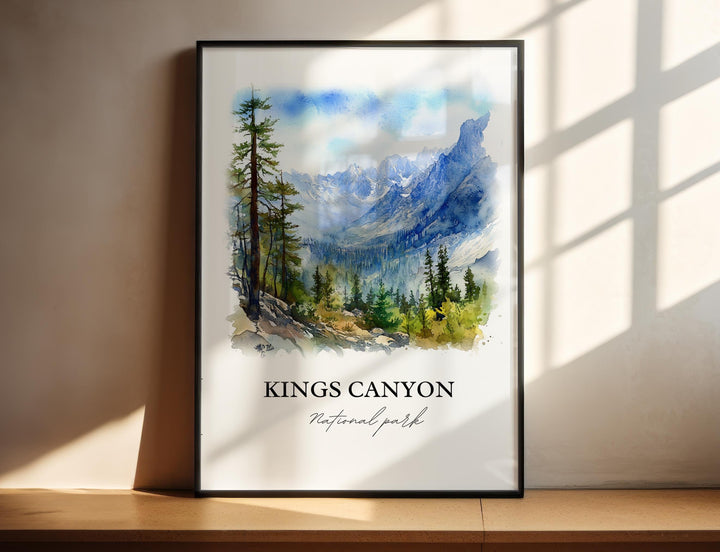 Kings Canyon Wall Art - California Print