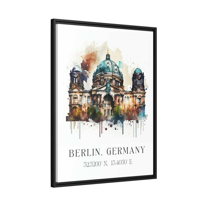 Berlin Coordinates Wall Art - Germany Print