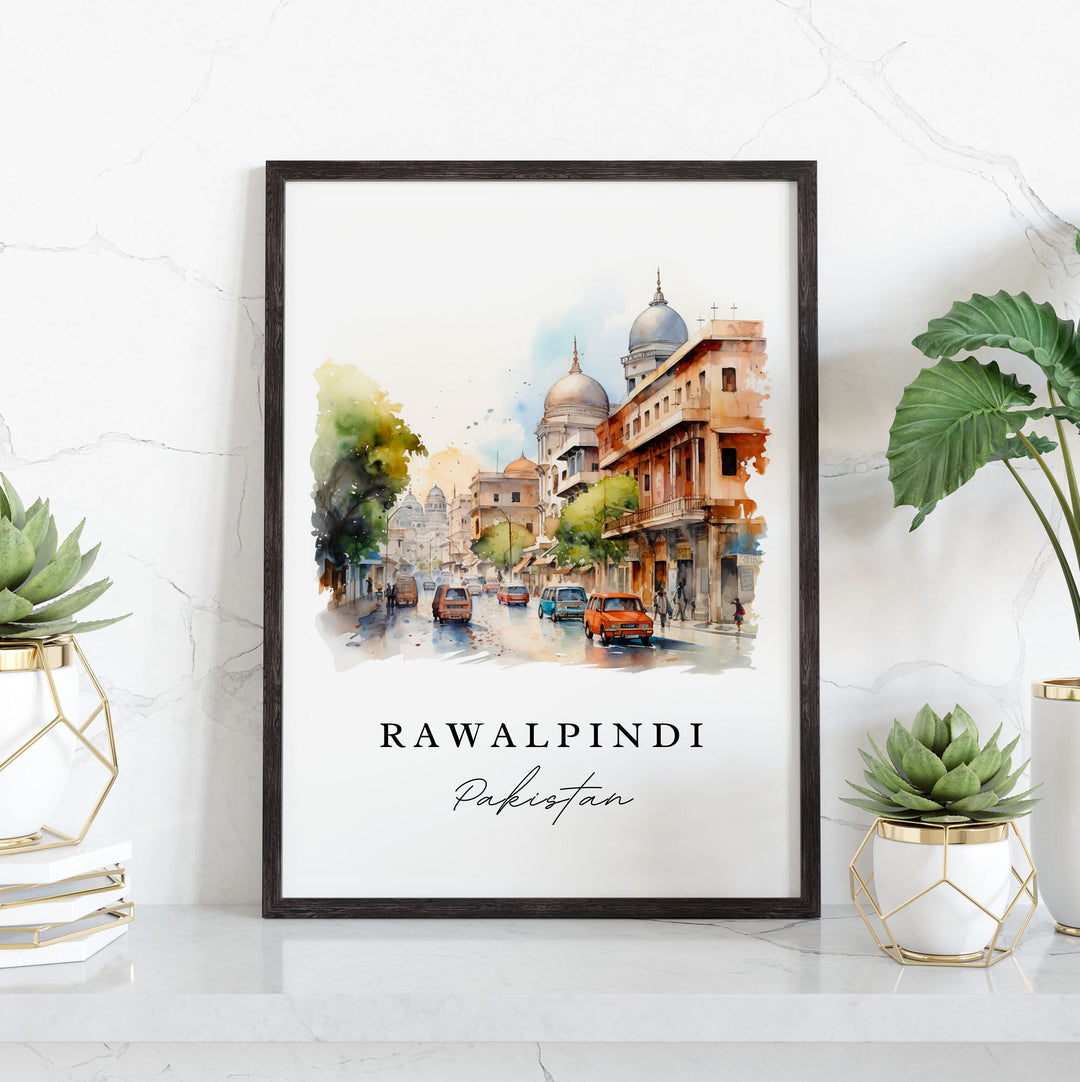 Rawalpindi wall art - Pakistan, Rawalpindi poster print, Rawalpindi Wedding gift, Birthday present, Custom Text, Perfect Gift