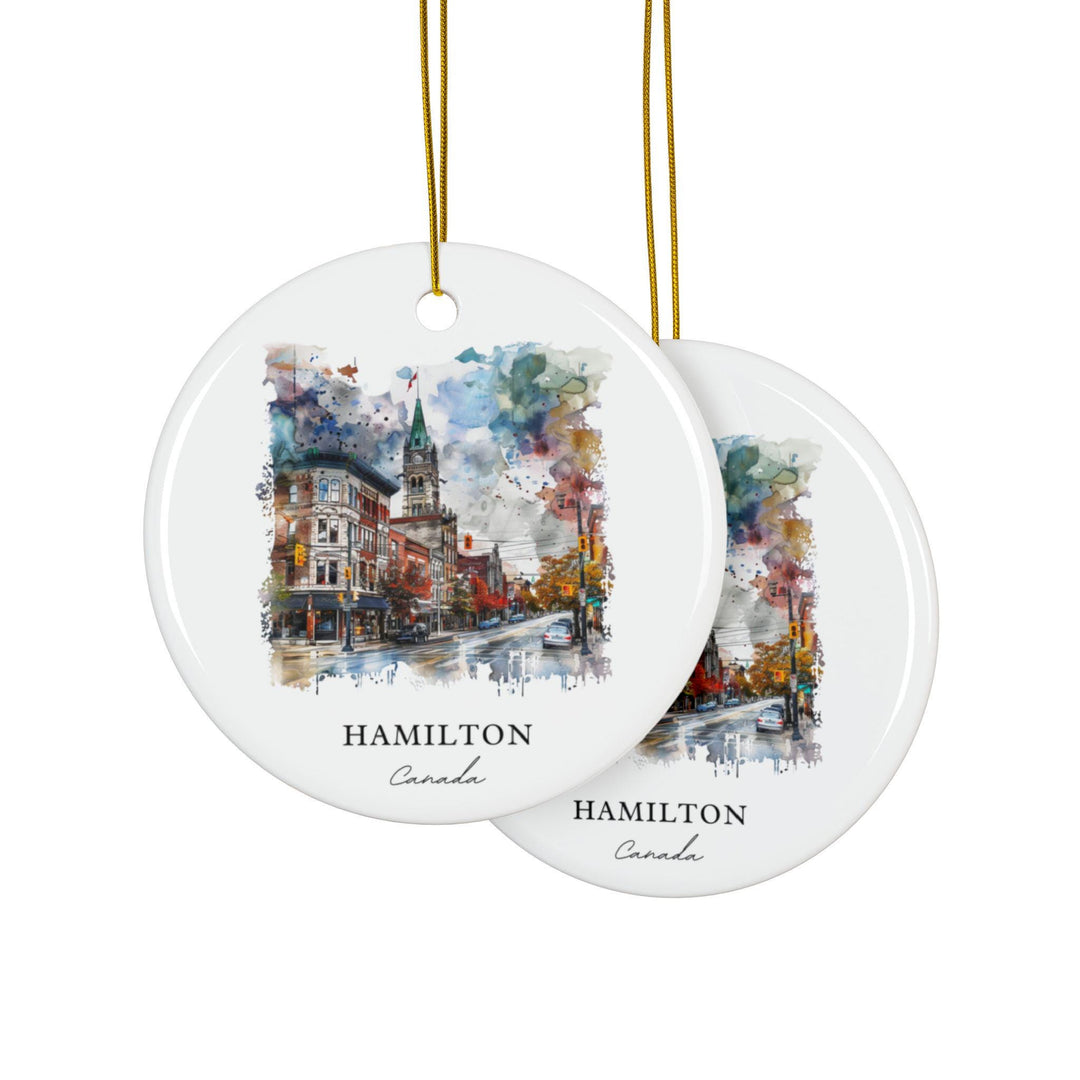 Hamilton Canada Ornament: Unique Hamilton Souvenir, Hamilton Xmas Decor, and Authentic Hamilton Canada Gift