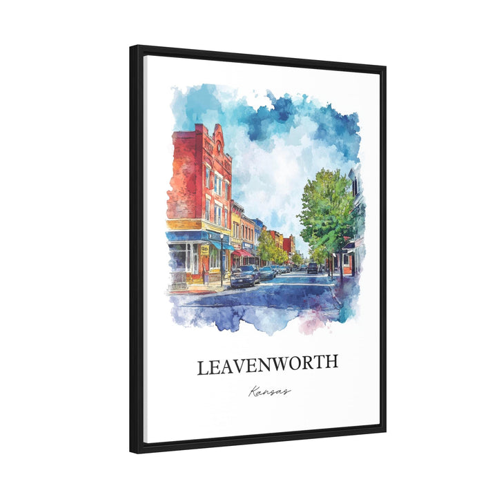 Leavenworth, Kansas, USA – Watercolor Art Print