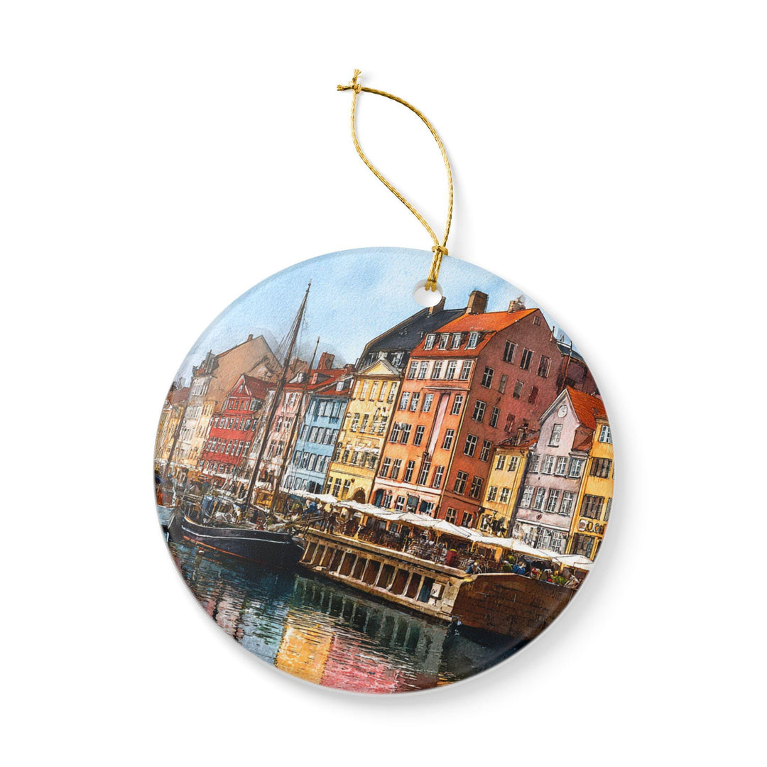 Copenhagen Ornament: Unique Copenhagen Souvenir, Copenhagen Xmas Decor, and Authentic Copenhagen Denmark Gift