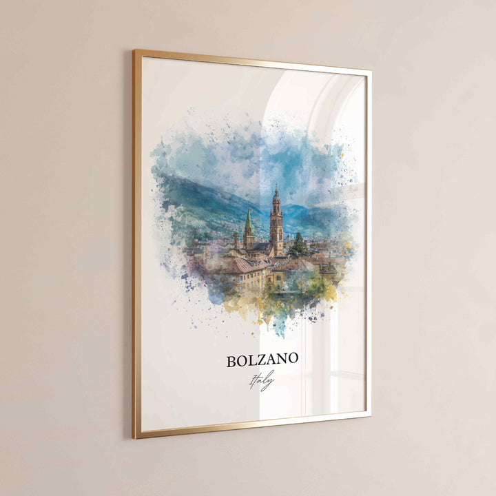 Bolzano, Italy – Watercolor Art Print