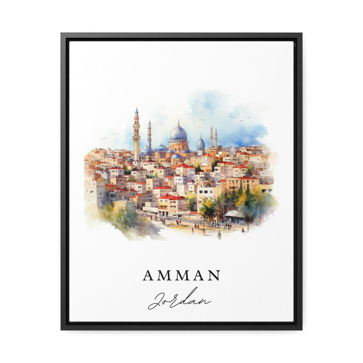 Amman Wall Art - Jordan Print