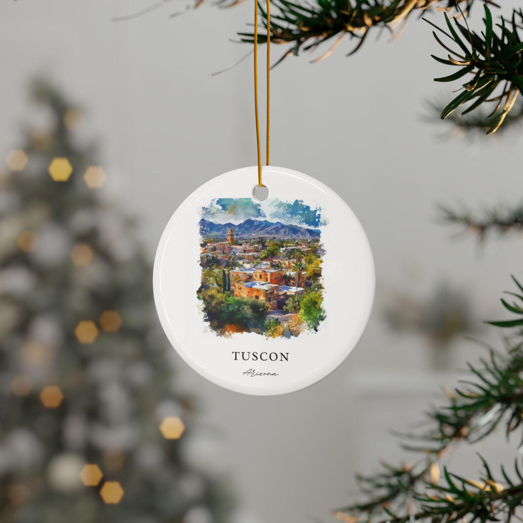 Tuscon AZ Ornament: Unique Tuscon Souvenir, Tuscon Decor, and Authentic Tuscon Arizona Gift