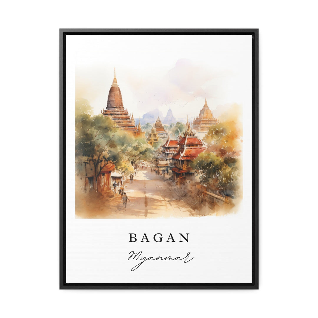 Bagan Wall Art - Myanmar Print