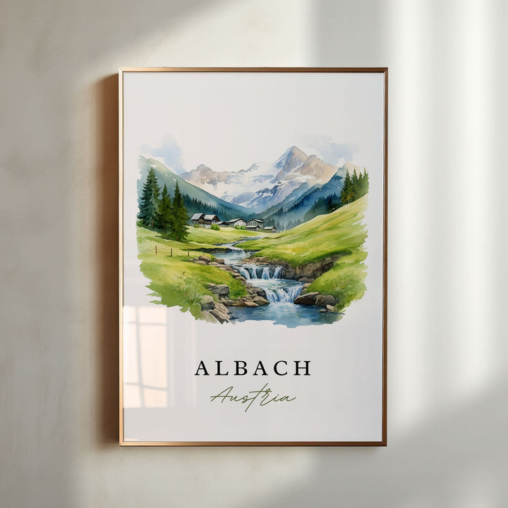 Albach Wall Art - Austria Print