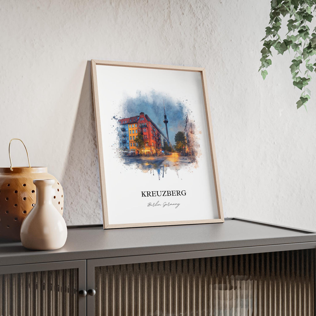 Kreuzberg, Germany – Watercolor Art Print