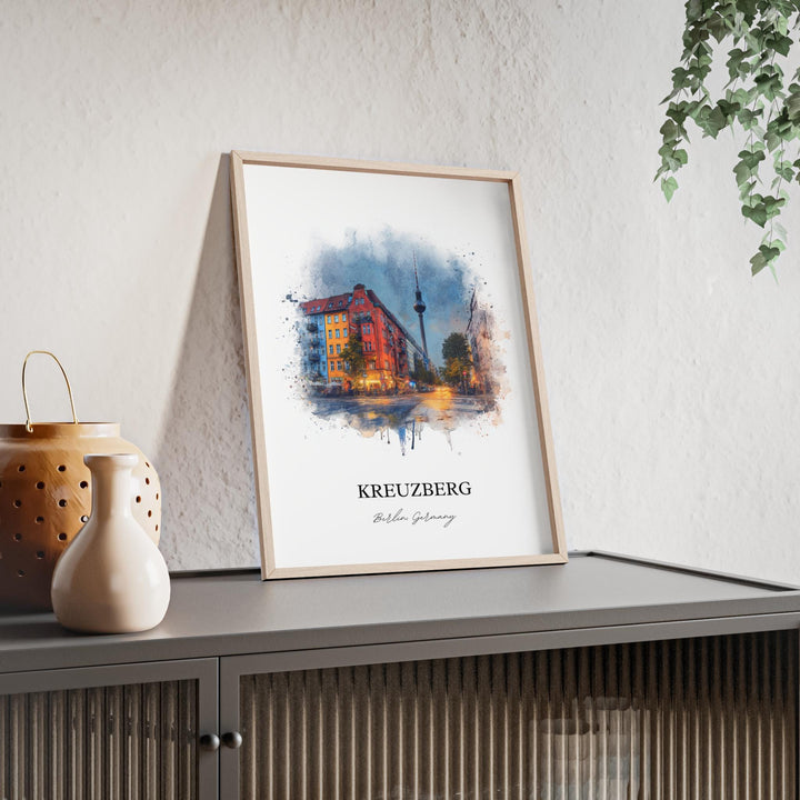 Kreuzberg, Germany – Watercolor Art Print