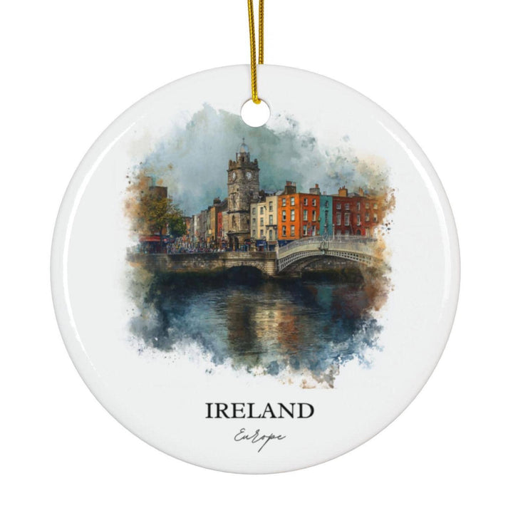 Ireland Ornament: Unique Ireland Souvenir, Ireland Xmas Decor, and Authentic Ireland Travel Gift