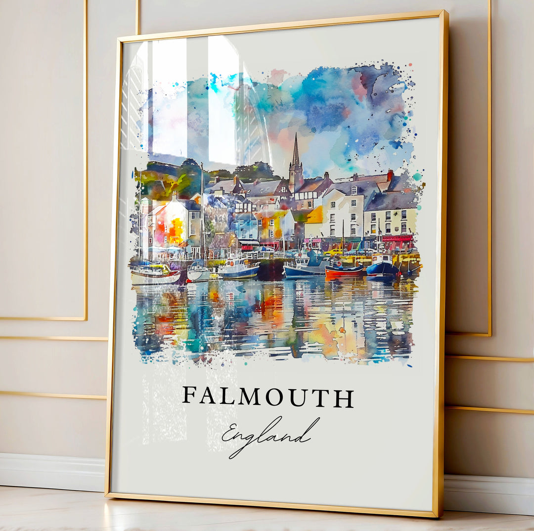 Falmouth England Wall Art - UK Print