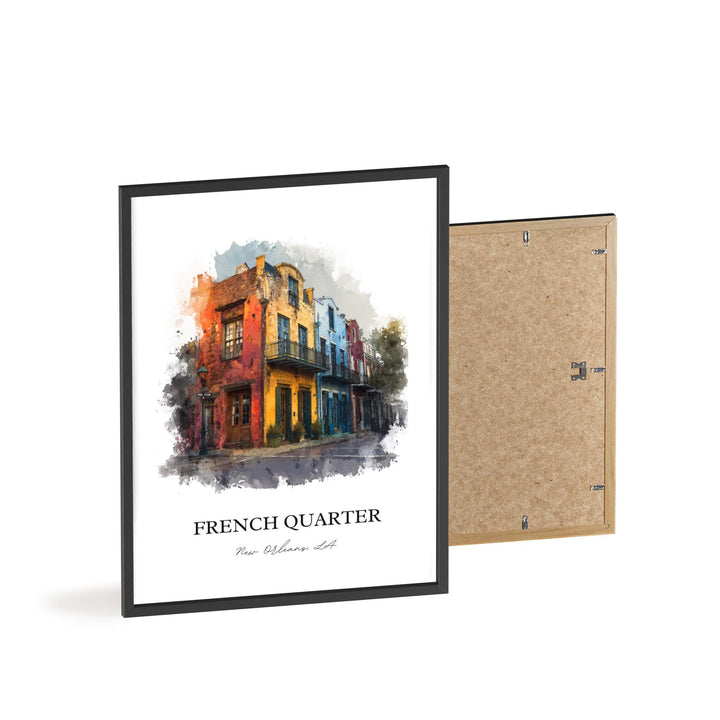 New Orleans, Louisiana, USA – Watercolor Art Print