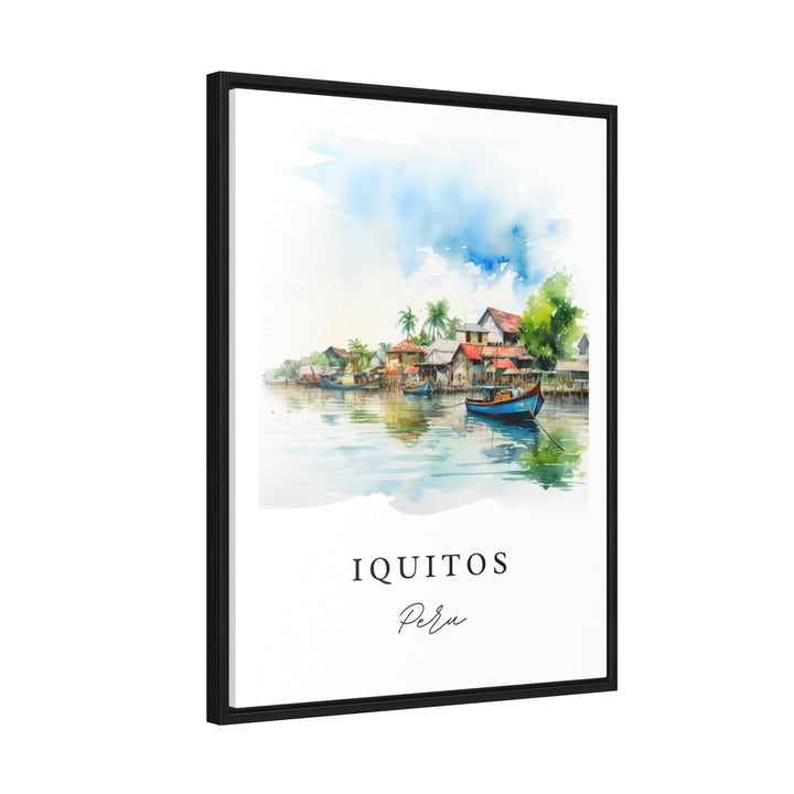 Iquitos Peru wall art - Peru, Iqiutos poster print, Iquitos Wedding gift, Iquitos Peru Birthday present, Custom Text, Perfect Gift