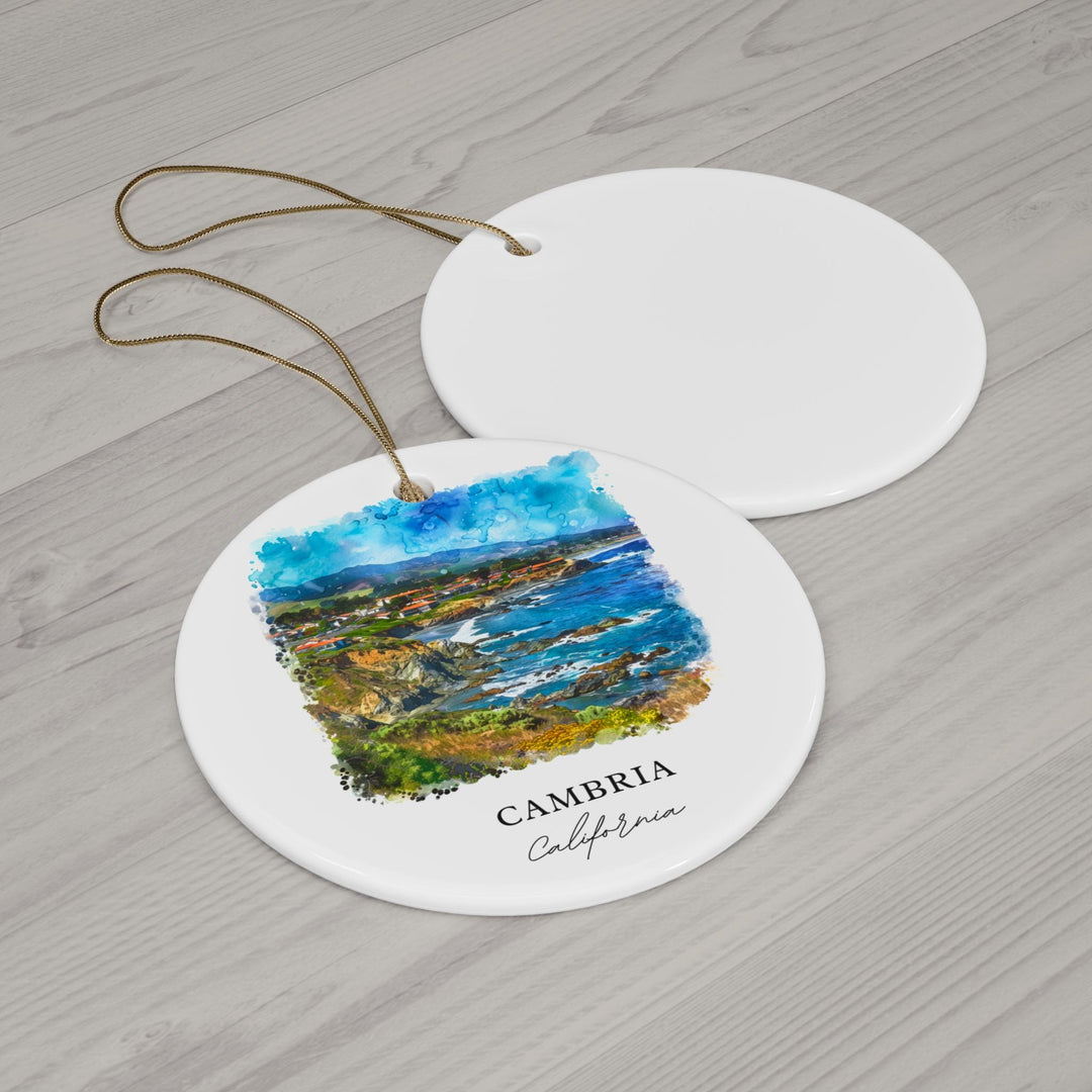 Cambria California Ornament: Unique Cambria Souvenir, Cambria Xmas Decor, and Authentic Cambria Gift