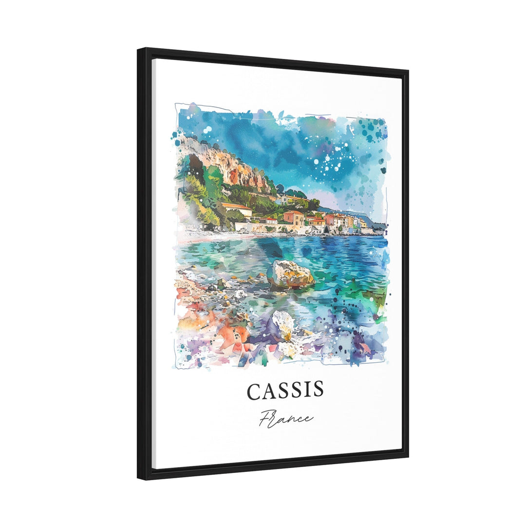 Cassis France Wall Art, Cassis Print, Cassis Watercolor, Cassis, South of France Gift,