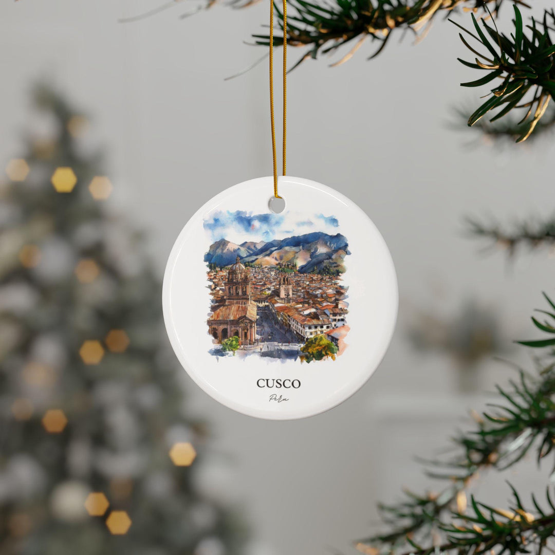 Cusco Peru Ornament: Unique Cusco Souvenir, Cusco Xmas Decor, and Authentic Cusco Peru Gift