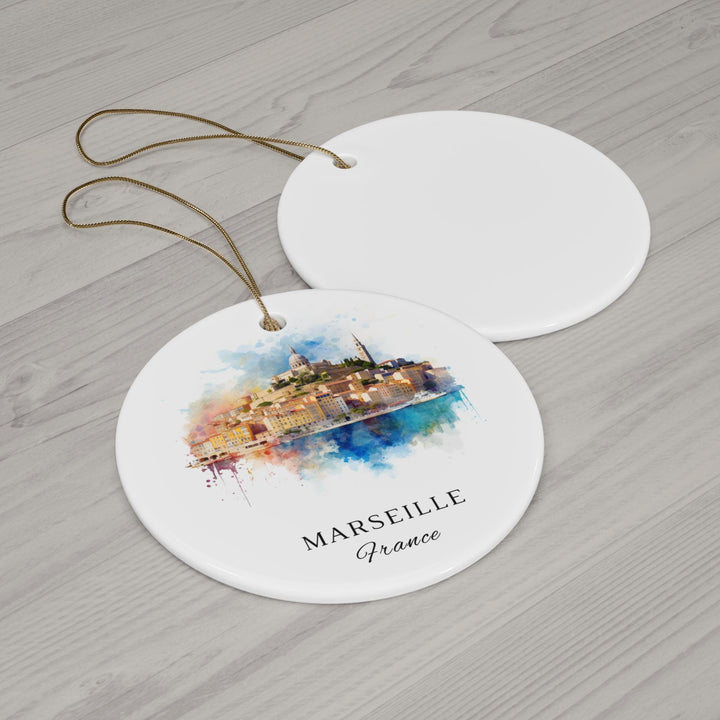 Marseille Ornament: Unique Marseille France Souvenir, Marseille Xmas Decor, and Authentic Marseille Christmas Gift