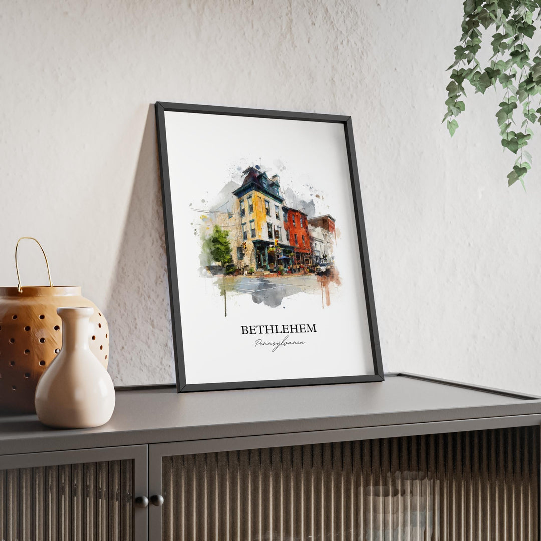Bethlehem, Pennsylvania – Watercolor Art Print