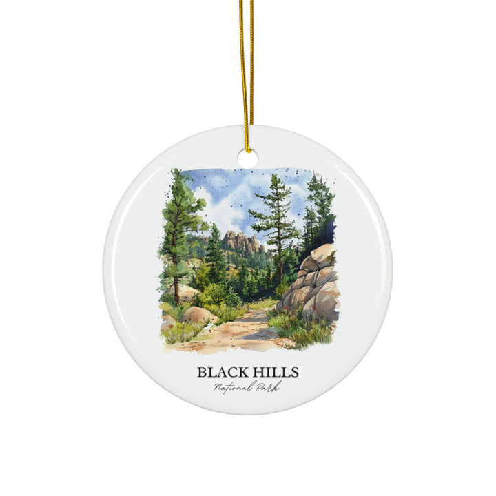 Black Hills Ornament: Unique South Dakota Souvenir, Black Hills Xmas Decor, and Authentic Black Hills National Park Gift