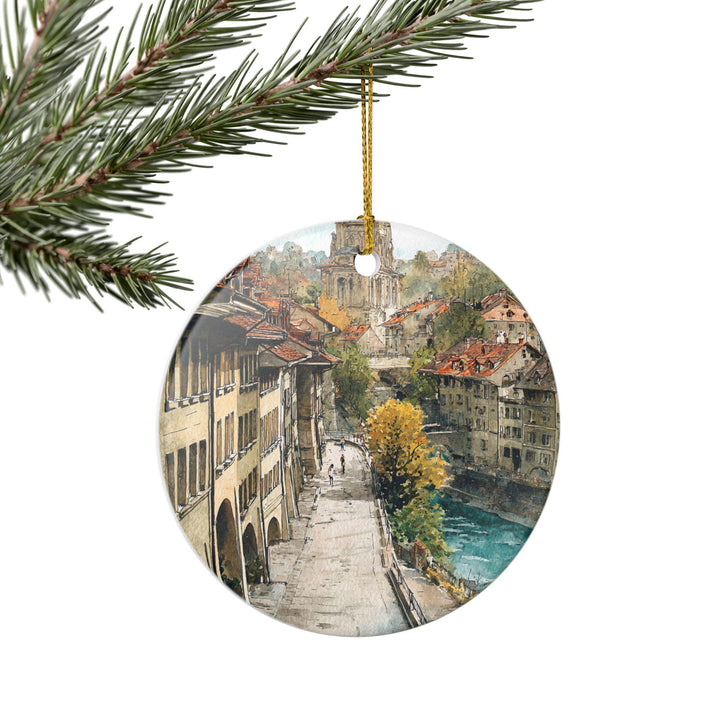 Bern Switzerland Ornament: Unique Bern Souvenir, Bern Xmas Decor, and Authentic Bern Switzerland Gift