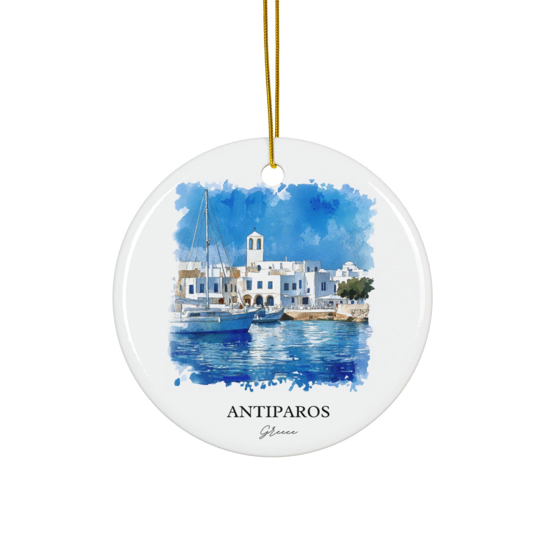 Capture the whitewashed beauty, crystal-clear waters, and relaxed island charm of Antiparos.