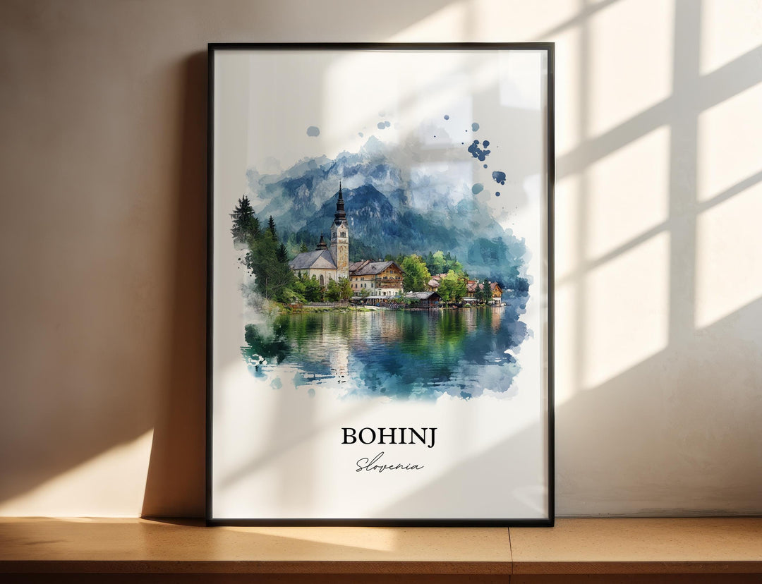 Alpine waters reflect peaceful mountain mornings.