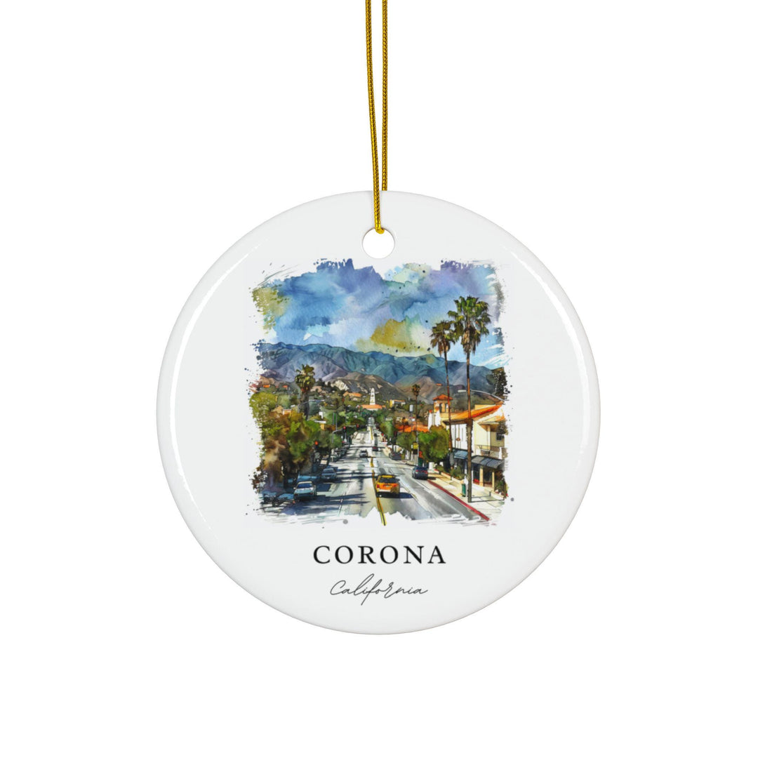 Sunny streets meet scenic mountain horizons.