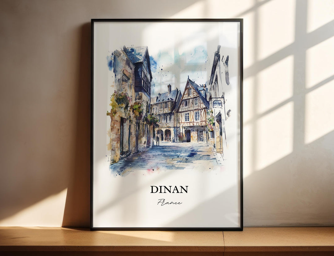 Dinan welcomes every visitor with medieval streets and half timbered homes filled with authentic French charm.
