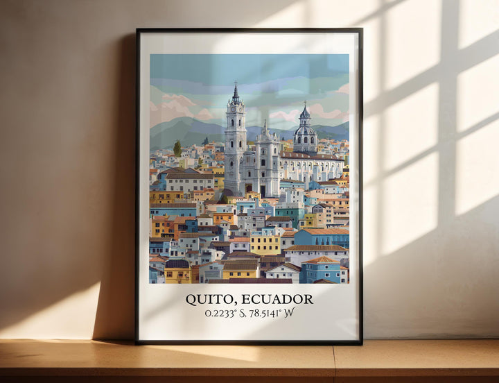 Historic streets climb toward Andean horizons.