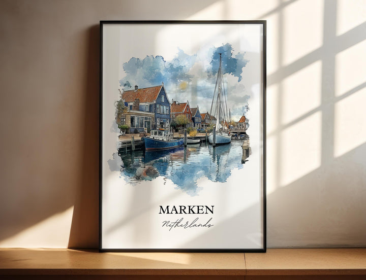Marken offers peaceful harbor views where charming cottages and quiet waters welcome every visitor.