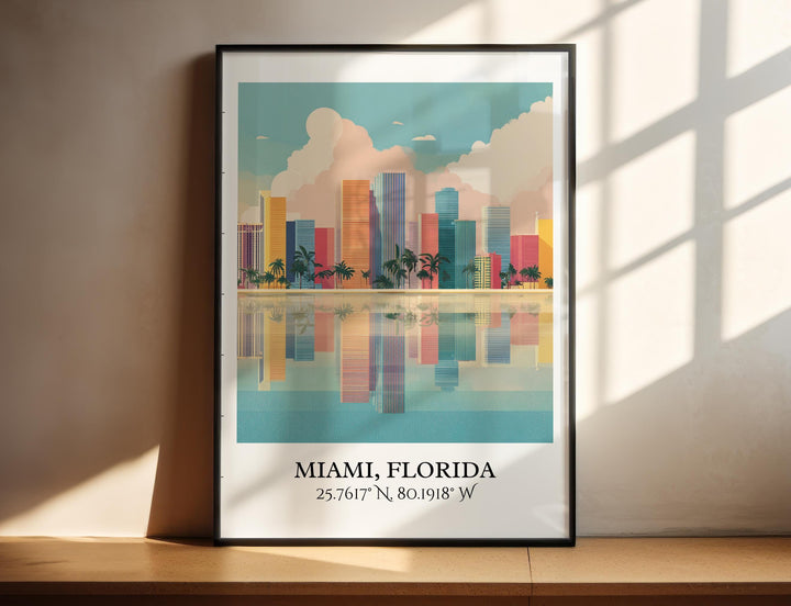 Tropical energy shines along the shoreline.