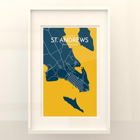 St. Andrews City Map Poster – Detailed Art Print of St. Andrews, Scotland for Home Decor, Office Decor, Travel Art, and Unique Gifts