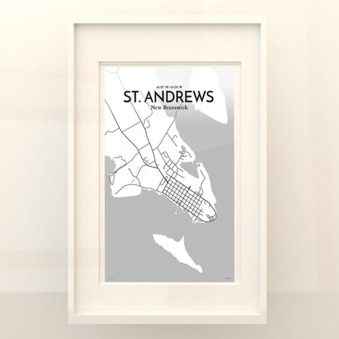 St. Andrews City Map Poster – Detailed Art Print of St. Andrews, Scotland for Home Decor, Office Decor, Travel Art, and Unique Gifts